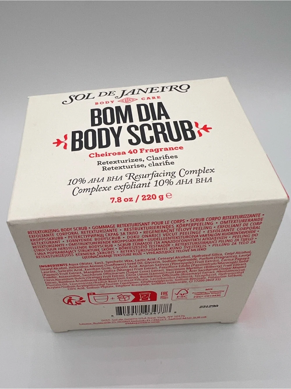 Sol de Janeiro Bom Dia Body Scrub - FullSize NIB